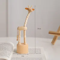 Đồ Chơi Gỗ Hình Hươu Cao Cổ