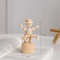 Đồ Chơi Gỗ Hình Người Đội Mũ